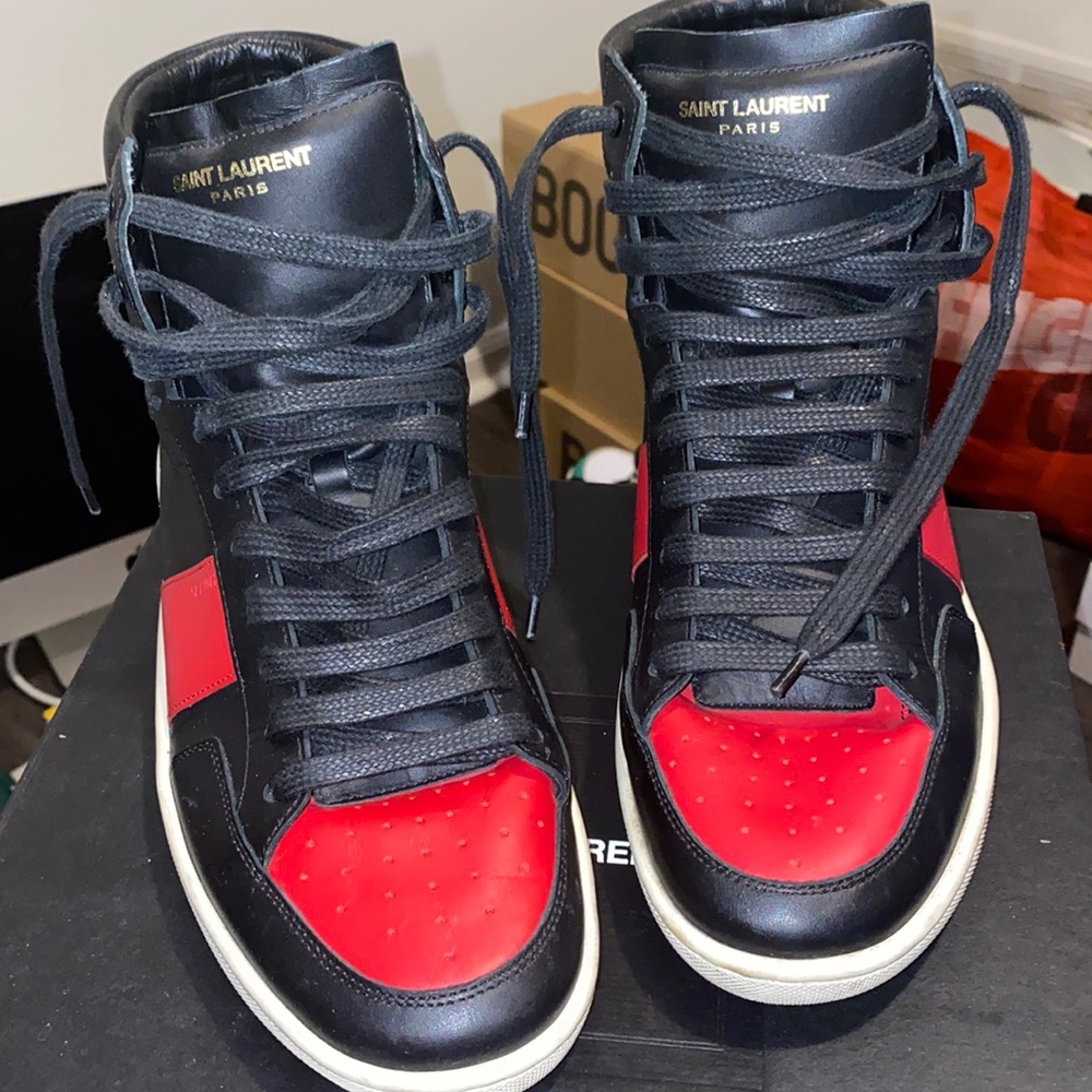 Red&Black Saint Laurent Sneakers